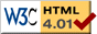 HTML 4.01 Transitional Valide
